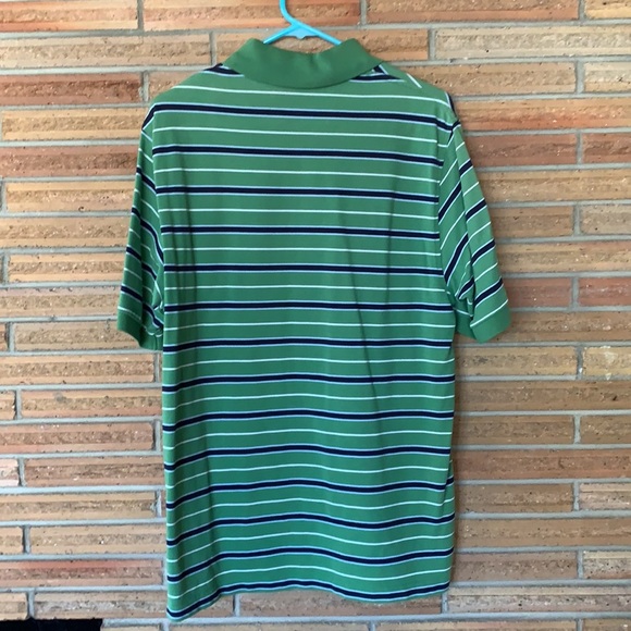 Men’s medium striped Brooks Brothers performance polo style shirt. - Picture 4 of 4
